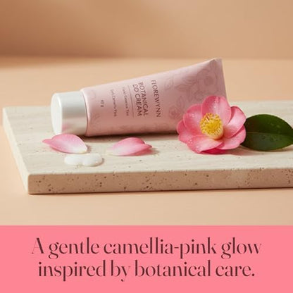 FLOREWYNN daily defense makeup base 40 grams packaging side view details.