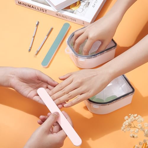 Wilfniee manicure tray set for dip powder removal