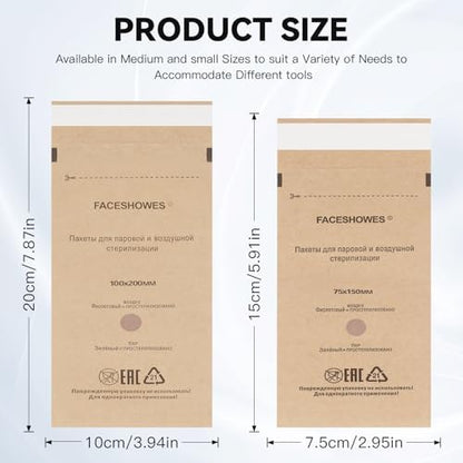 Sterilization pouch color-changing indicator detail