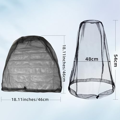 Close up of wearable mesh mosquito face net fabric