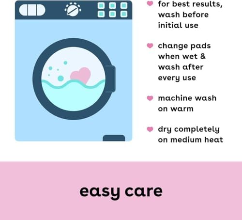 Bamboobies washable nursing pads out of packaging
