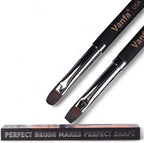 High quality synthetic gel nail brushes for DIY and salon use