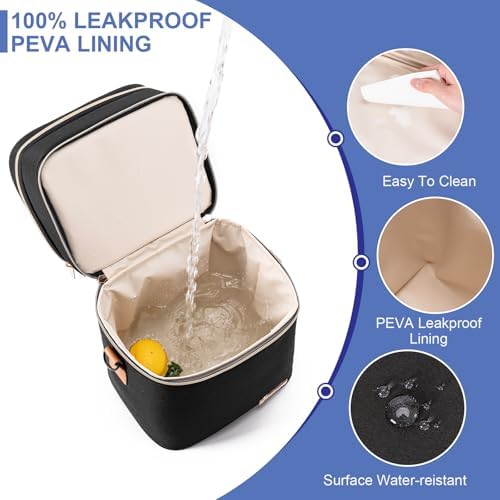 Open view of Babeyer cooler bag interior and ice pack placement