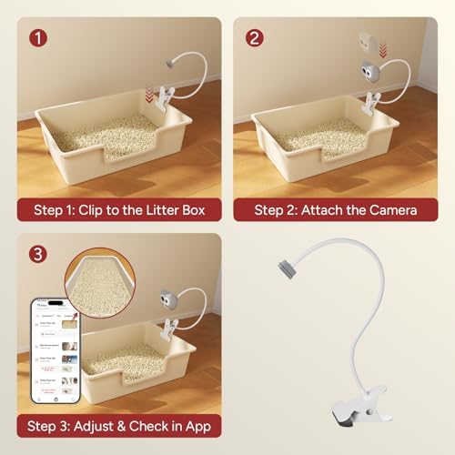 SiiPet flexible camera bracket mount close up of the heavy duty metal clamp