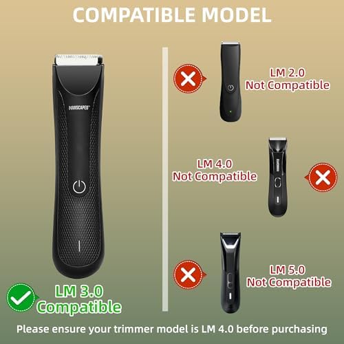 GROOMCUT body hair trimmer accessories arranged neatly inside the black storage organizer