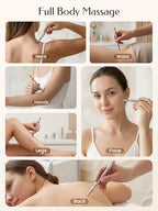 Facial and ear reflexology massage tools arranged for clarity