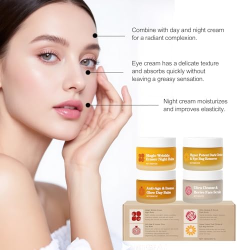FROYA Organics hyper potent eye balm targeted for dark circles and fine lines.