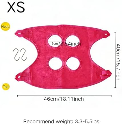 Copfeu bunny bathing bag with safety belt for safe pet nail trimming