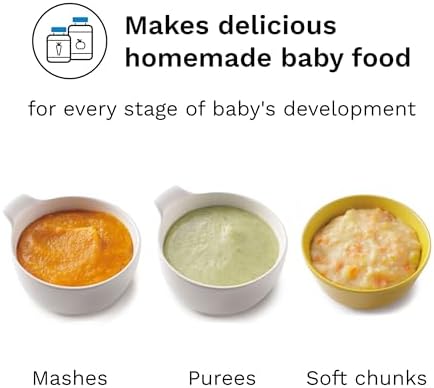 Close up view of the digital LCD control panel on the Baby Brezza baby food cooker highlighting the setting buttons