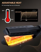 Full packaging and product view of the OKWRAP authentic USA-imported volume hair crimper.