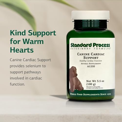 Standard Process Canine Cardiac Support holistic dog heart health powder 100 grams packaging