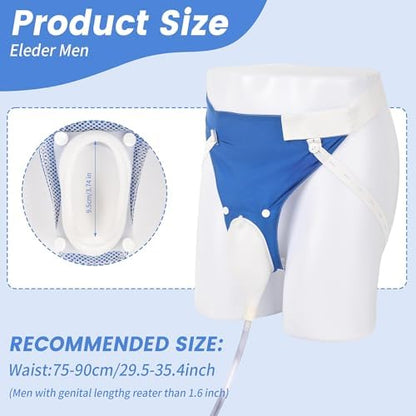 Adjustable breathable briefs for urine collection