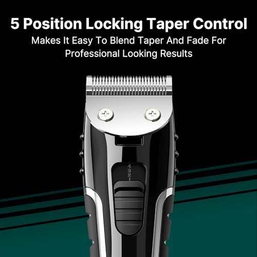 Conair sixteen piece haircut set neatly packed inside its premium soft storage case