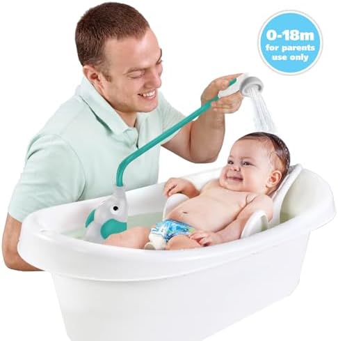 Yookidoo elephant water pump handheld sprayer showing dual knob control