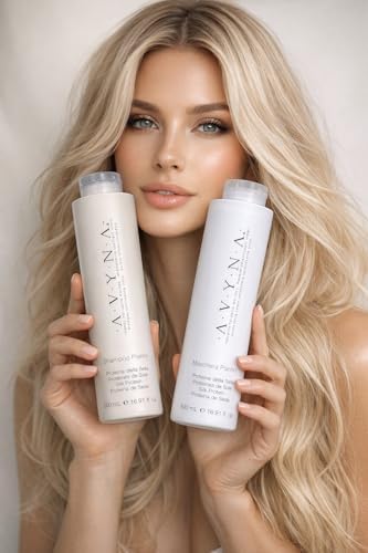 Avyna nourishing purple hair conditioner for grey hair