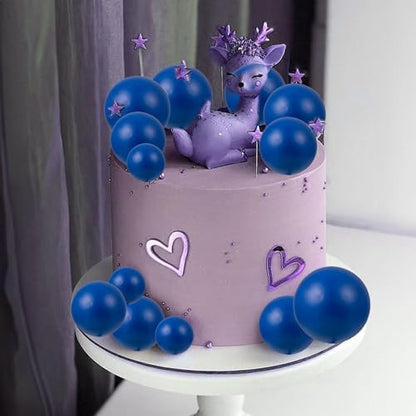Assorted size foam spheres for DIY wedding cake styling