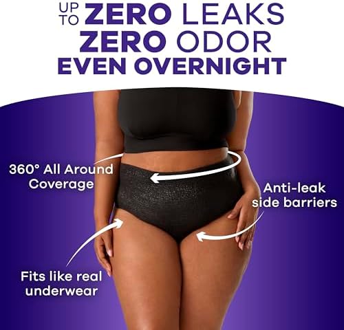 Always Discreet Small/Medium size underwear packaging details
