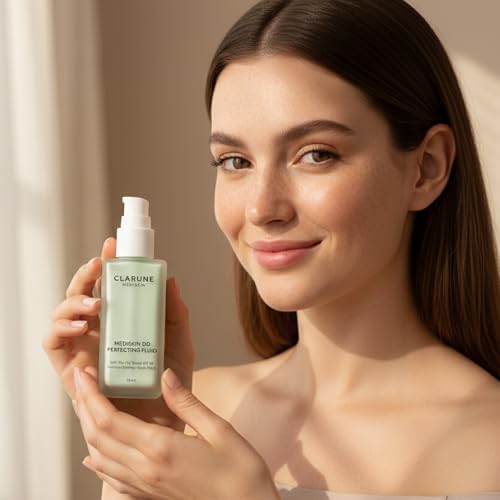 Clarune Mediskin DD Perfecting Fluid pump dispenser angle view