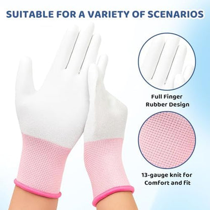 Fymueth hair styling gloves highlighting the 22x15cm elastic fit dimension.