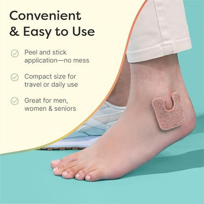 USA imported ZenToes foot care cushions for heel pain relief.