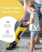 Close up of soft padding on Nectar Baby noise cancelling headphones