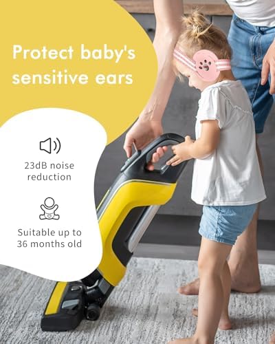 Close up of soft padding on Nectar Baby noise cancelling headphones
