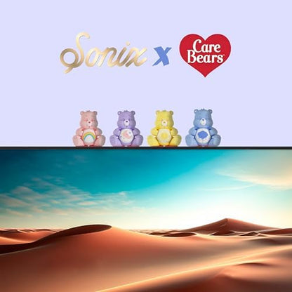 Sonix Care Bears blind box full collection showing all four character options