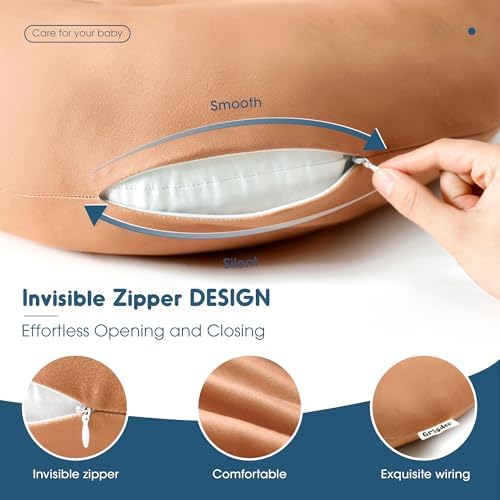 Grssder nursing pillow cover used with an infant support pillow