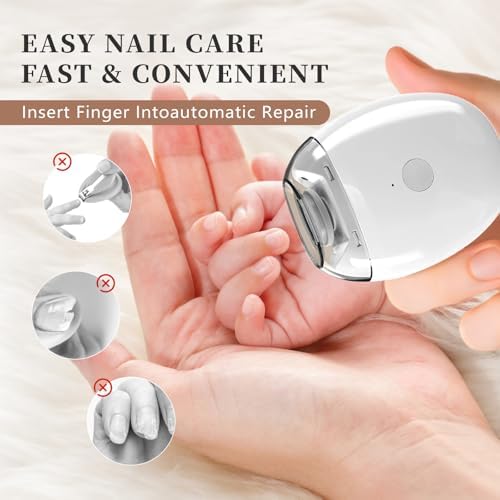Lumivora automatic nail grinder showing dust cover