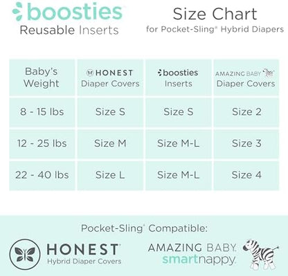 Top layer of soft absorbent Amazing Baby diaper insert