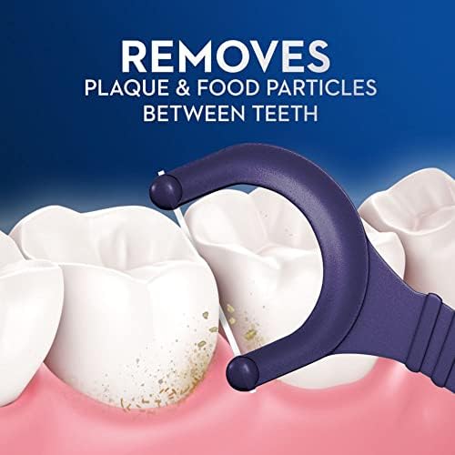Imported USA Oral-B Glide dental hygiene flossers packed in a resealable seventy five count bag.