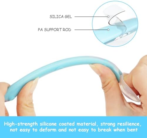 Vicloon food grade silicone baby spoons demonstrating flexibility and durable structure