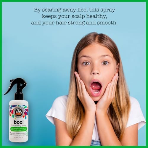 SoCozy kids lice repellent spray with tea tree oil for daily protection