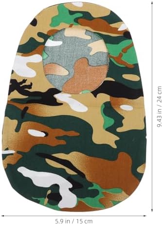 Healifty polyester ostomy bag shade showing round opening for pouch fit