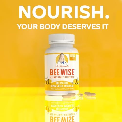Doctor Danielle Bee Wise supplement bottle side profile