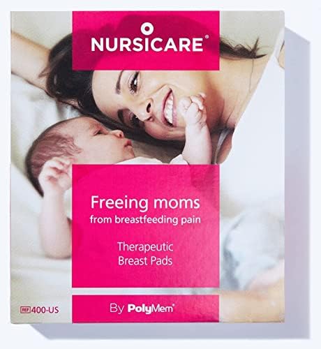 Six pack of Nursicare therapeutic breast pads for nursing mothers