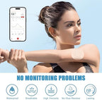 Beige waterproof CGM sensor cover for Stelo and Dexcom G7