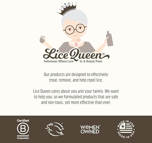 Lice Queen Slick Slide and Away product branding and label details