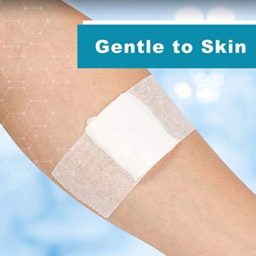 Close up view of breathable paper plaster tape showing the texture designed for sensitive skin