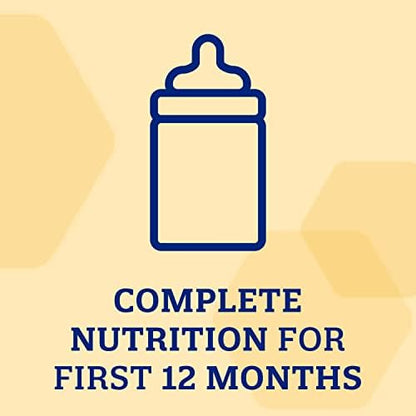 Enfamil baby formula cans arranged to display triple health guard immunity benefits