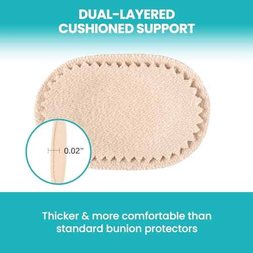 Dual-layer cushioning pads for toe friction relief