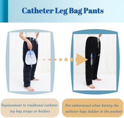 YingXue urine bag holder pants side pocket detail