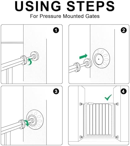 Ertzinla wall guards installed on a tension rod between a doorway