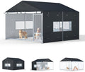 Lybosh waterproof heavy duty pet cage cover rolled up side panels