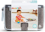 Close up of Munchkin branded diaper changing kit fabric detail
