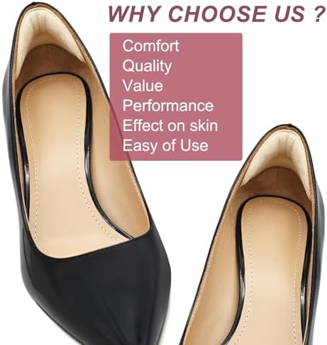 Close up of breathable memory sponge heel inserts for loose sneakers and formal shoes.