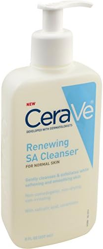 CeraVe SA body cleanser with ceramides and niacinamide for smooth even skin texture