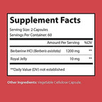 Doctor Recommended Supplements Berberine Plus vegetarian capsules container angle view