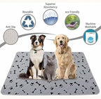 Extra small dog pee pad placed inside indoor pet crate