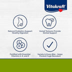 Vitakraft adult rabbit food packaging back view details